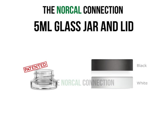 5ml Glass Jar with Child Resistant Lid