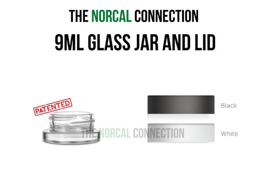 9ml Glass Jar with Child Resistant Lid